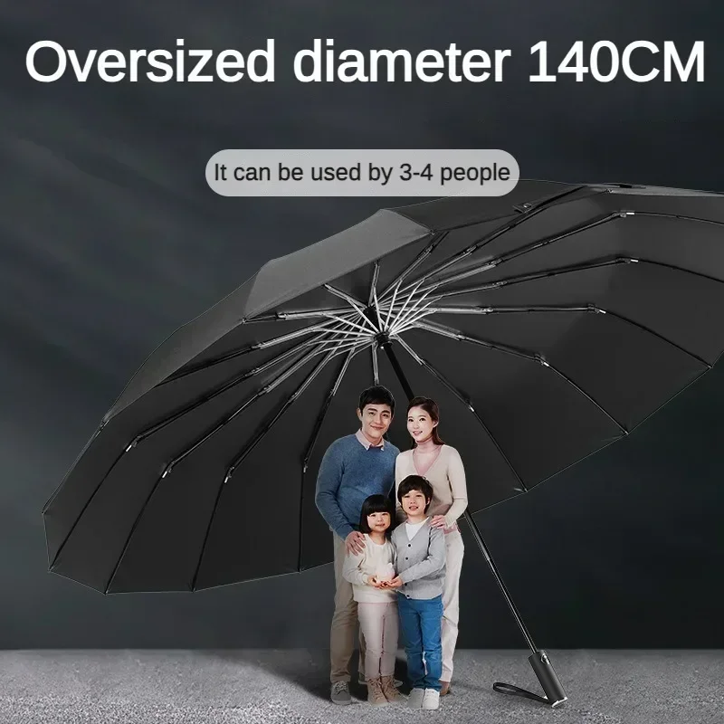 Super Large 140CM Automatic Fo - Parasol Umbrella Large 评论和价格