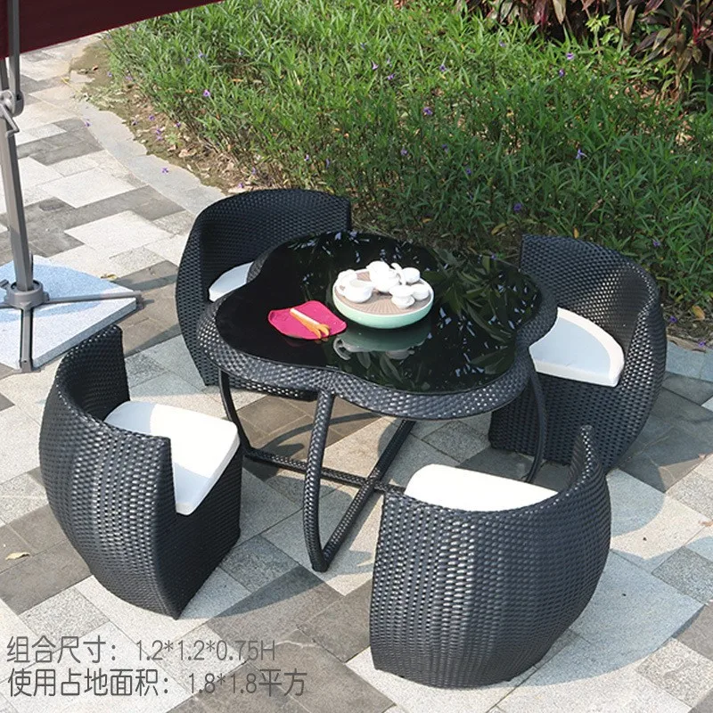 DSA outdoor rattan table and c - Outdoor Furniture In Store 评论和价格