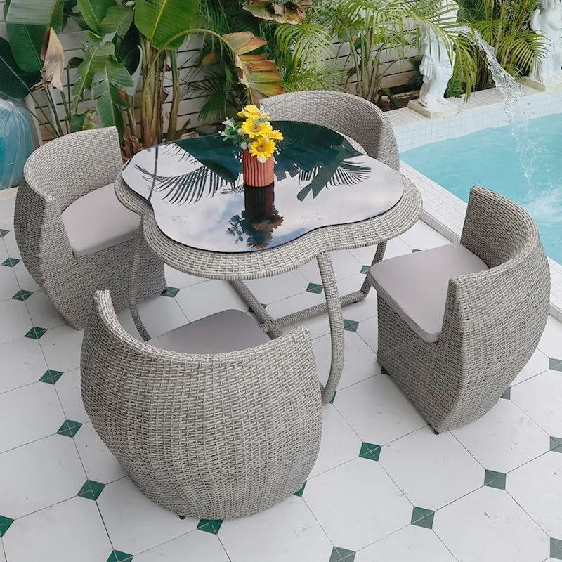 DSA outdoor rattan table and c - Outdoor Furniture In Store 评论和价格