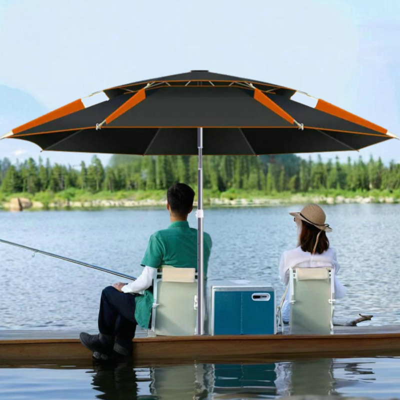 Large Stainless Steel Fishing  - Parasol Umbrella Large 评论和价格
