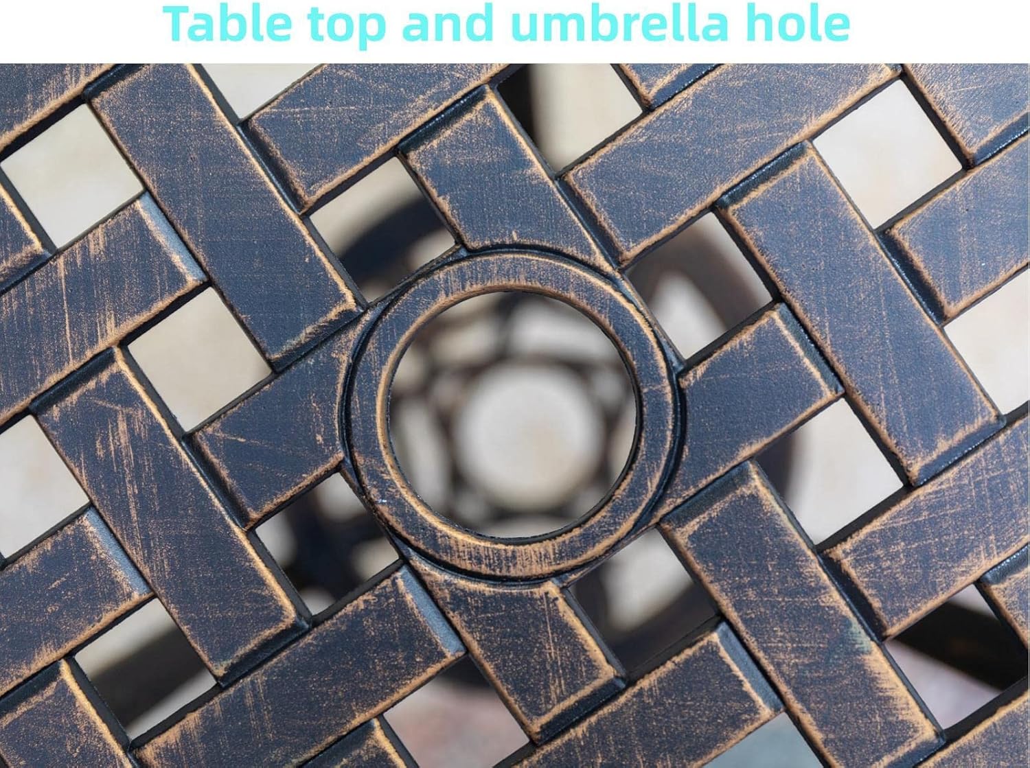 Bronze rust-resistant cast alu - Outdoor Furniture Table 评论和价格