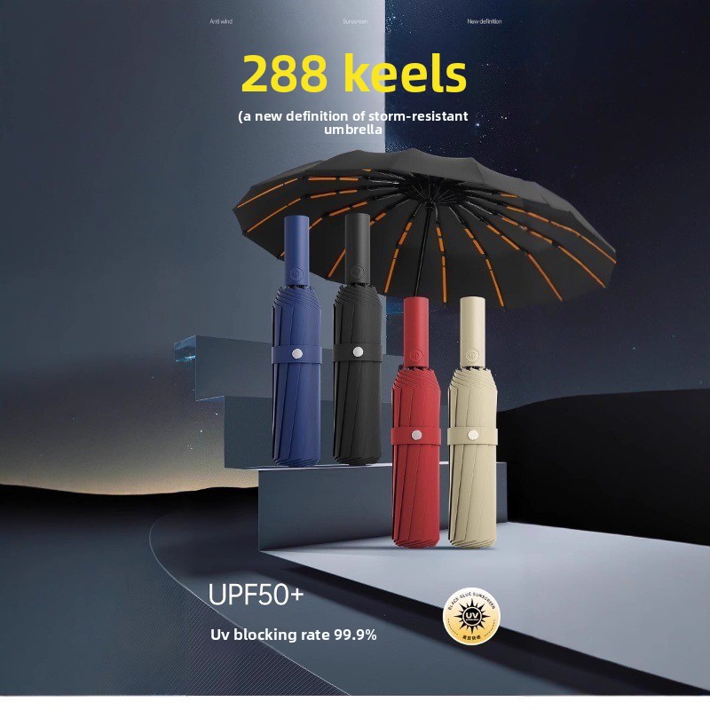 288 bone fully automatic new s - Parasol Umbrella Large 评论和价格