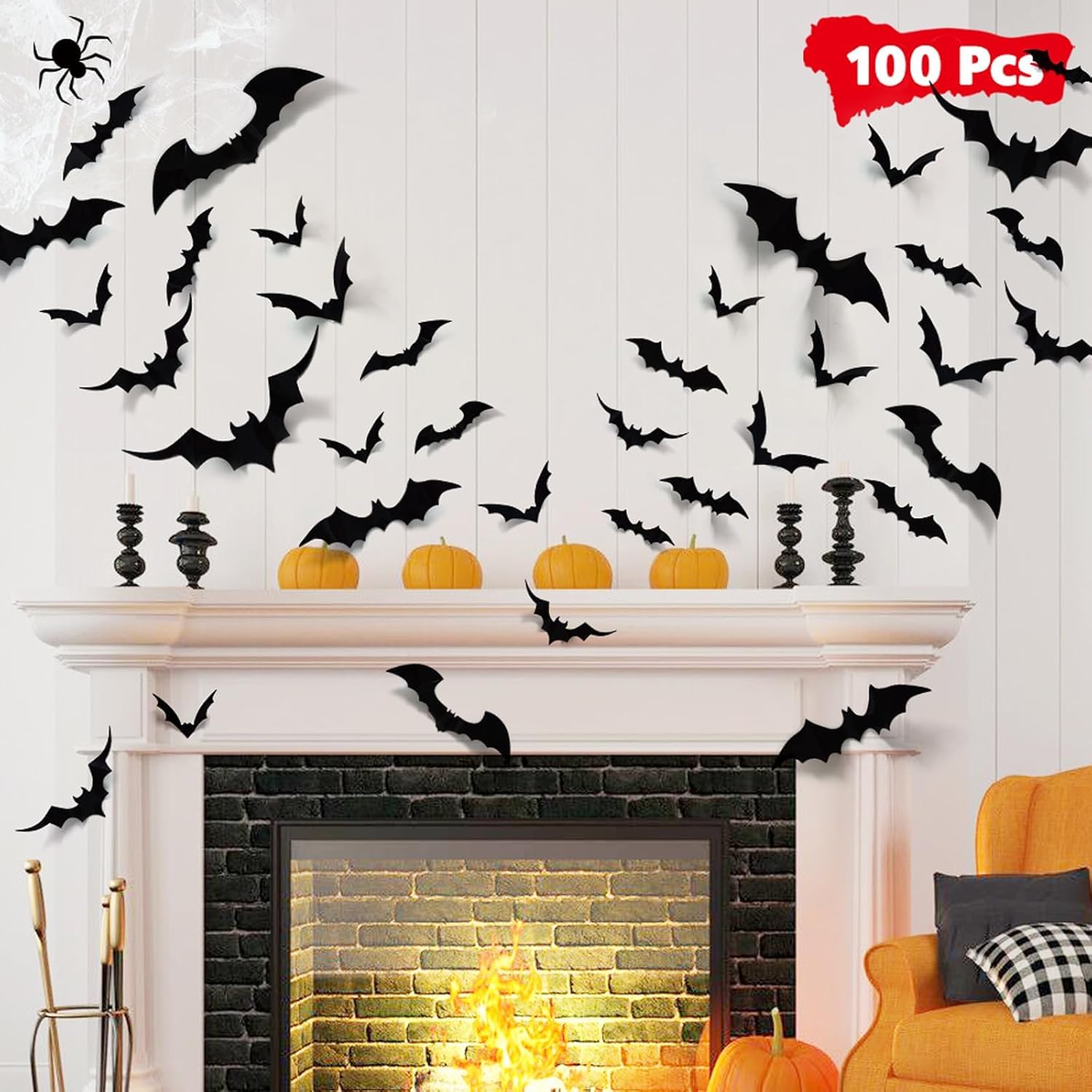 100pcs Bats Halloween Decorati - Outdoor Furniture Diy 评论和价格