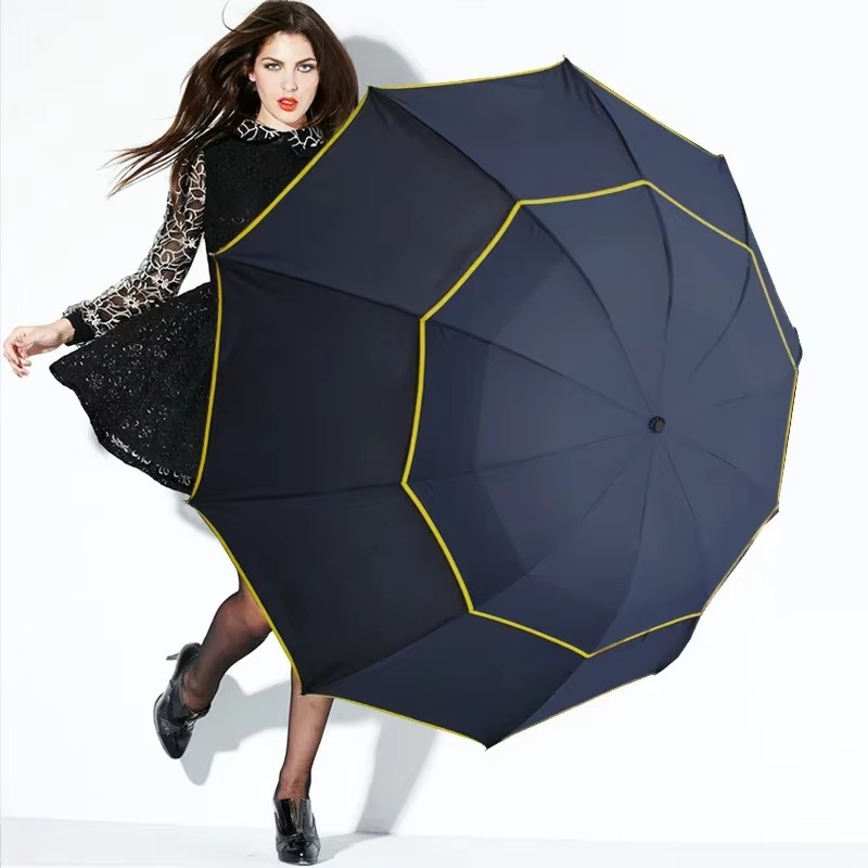 Double Strong Wind Resistant U - Parasol Umbrella Large 评论和价格