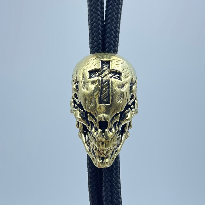 Brass Cross Skull Head Knife B - Outdoor Furniture Diy 评论和价格